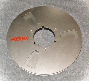 FOSTEX - Empty 1/2 Inch Aluminum Take Up Reel - Vintage - Excellent Condition !