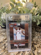Upper Deck 2003-04 Rookie Exclusives LeBron James #1 BGS 9.5 Star Rookie