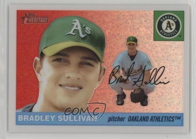 2004 Topps Heritage Chrome Refractor 505/555 Brad Sullivan Bradley Rookie RC 4c5