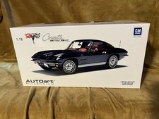 AUTOart Millennium 1/18 Chevrolet Corvette 1963 C2 Stingray Coupe Daytona Blue