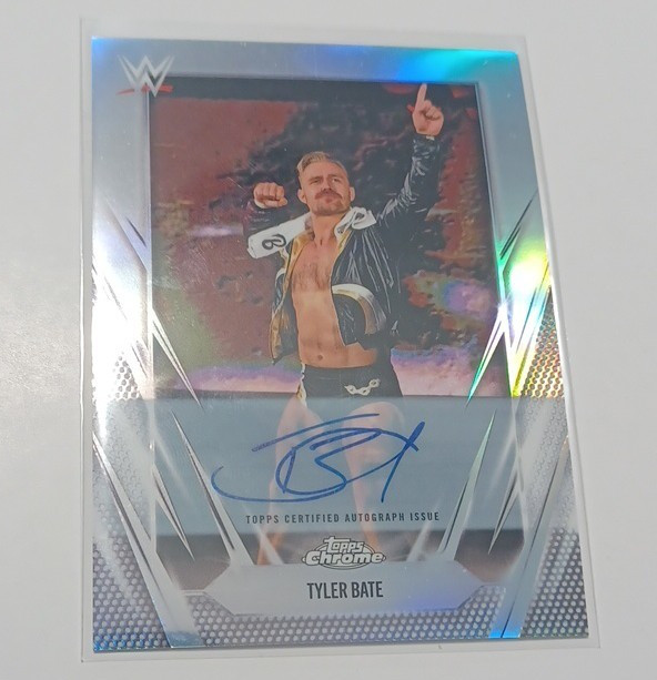 Topps 2026 Topps Chrome WWE Wrestling Tyler Bate Autographs #BCA-TBT
