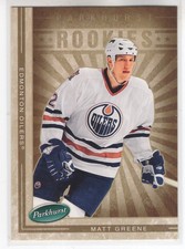 05/06 UD UPPER DECK PARKHURST MATT GREENE RC SP ROOKIE #628