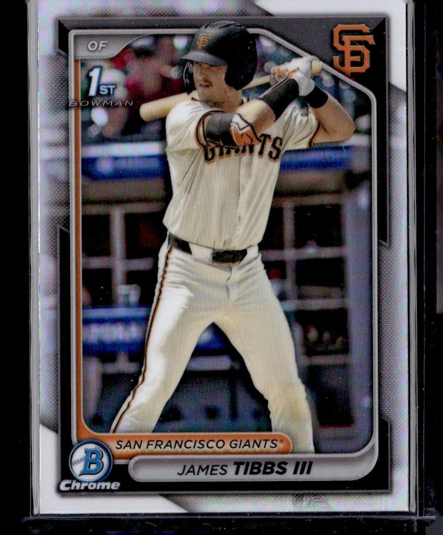 2024 Bowman Draft #BDC-40 James Tibbs III Chrome Refractor
