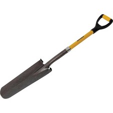ROU68238 Drainage & Post Hole Shovel 1070mm/42 inch Black