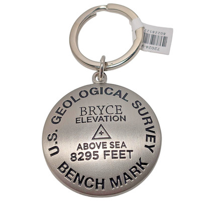 Bryce Canyon National Park Utah Keychain US Geological Survey Benchmark USGS