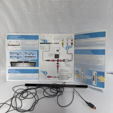 Nintendo RVL014 Original Wii Sensor Bar - Silver With Original Instructions