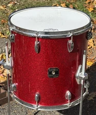 Gretsch Catalina Club 14” Floor Tom Drum Red Sparkle