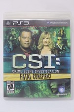 CSI: Crime Scene Investigation - Fatal Conspiracy (Sony PlayStation 3, 2010) PS3