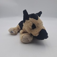 GANZ Webkinz German Shepherd 9" Plush NO CODE Stuffed Dog Brown Black HM146