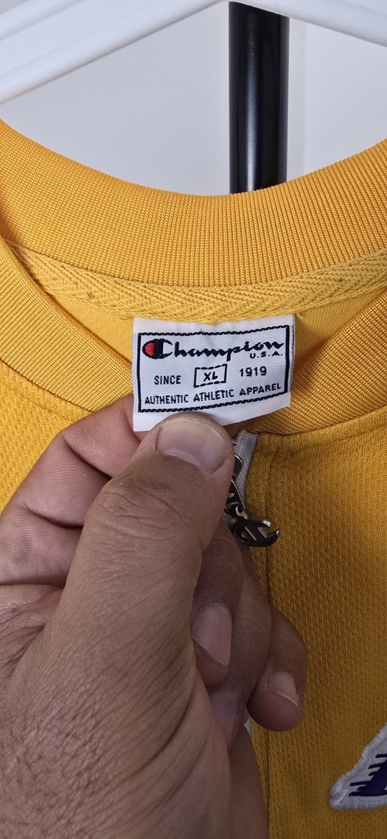 Los Angeles Lakers Warm Up Jersey Shirt *Vintage* Champion 90s | eBay