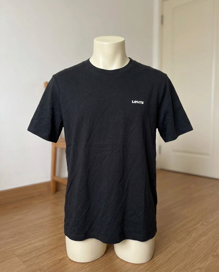 LEVI'S T-SHIRT UOMO TG.M NERO ORIGINALE
