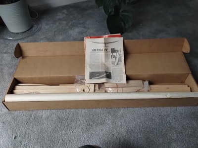 Ultra MK IV  86 inch Sailplane Electric Balsa Glider Complete In Box Very Rare