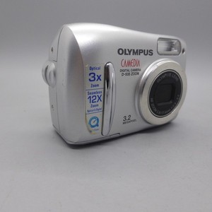 Olympus Digital Camera Camedia D-535 Zoom 3.2MP Silver Tested