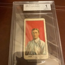 1915 E106 Hal Chase American Caramel Beckett BVG 1