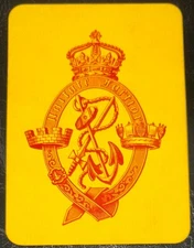 RW175 Swap Playing Cards 4 Old English Wide Royalty Crests Coat Of Arms Military
