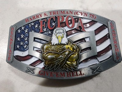 USS Harry S Truman (CVN-75) BELT BUCKLE FCPOA