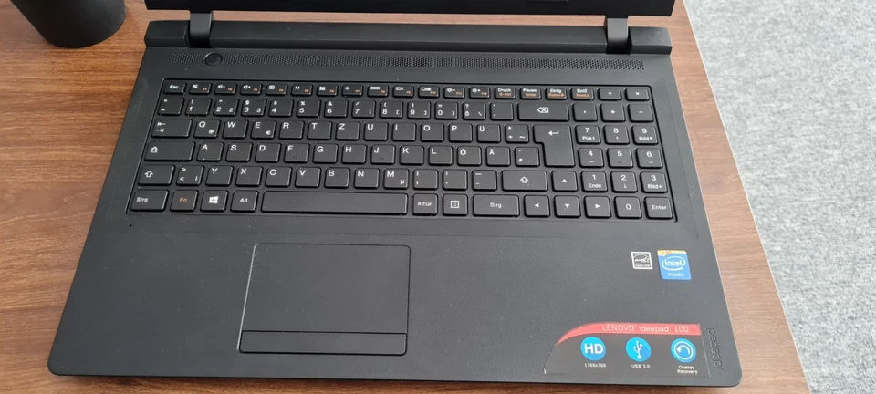 Lenovo IdeaPad 100-15IBY 240GB 4GB 1,83GHz Notebook Laptop Win.10 15,6" DVD HDMI - Bild 3 von 4