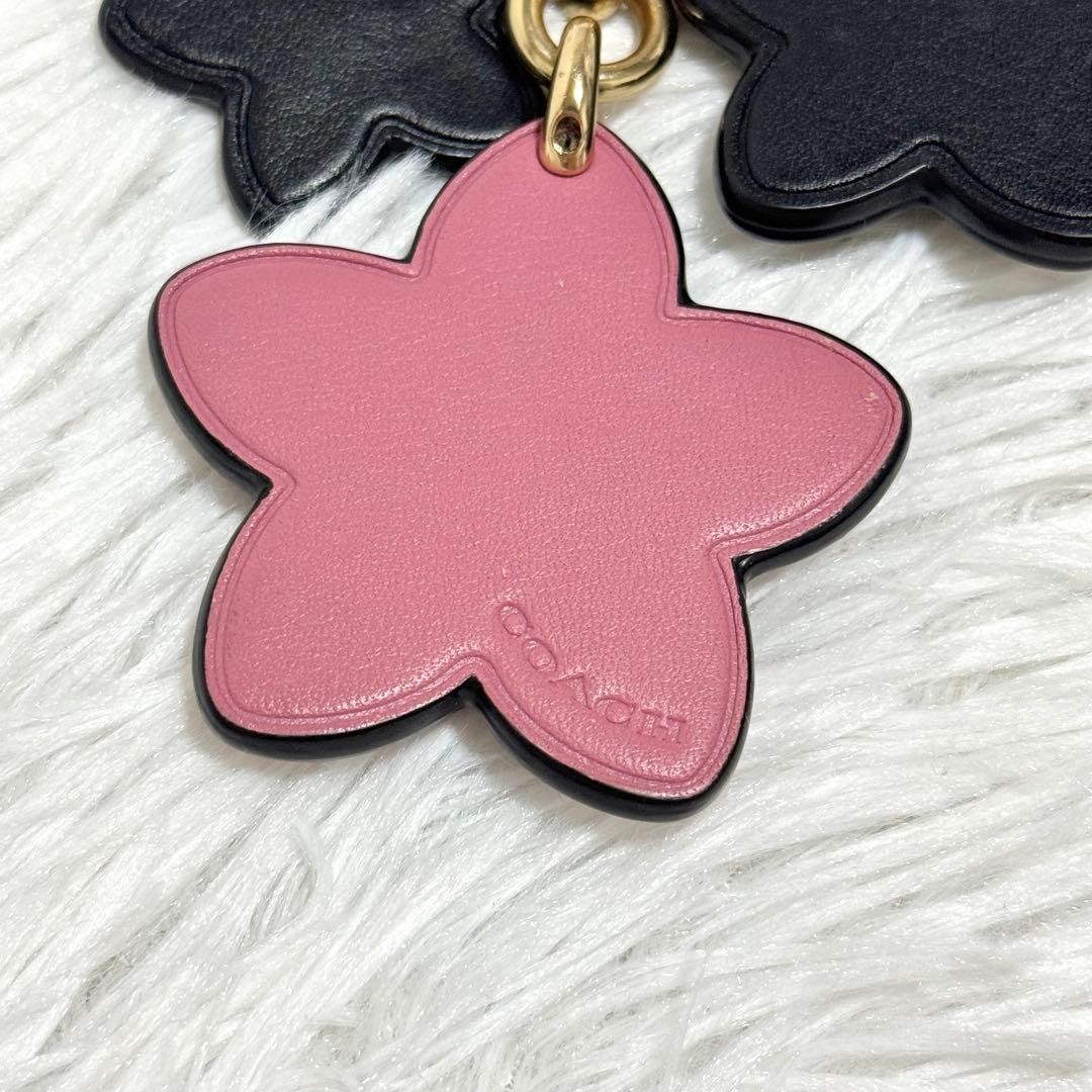 COACH Tea Rose Flower Charm Sakura Pink - Gem