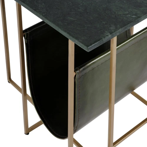 Butler Specialty Company Stephanik 20.25" W Marble Top Magazine Side Table-Green - Picture 4 of 8