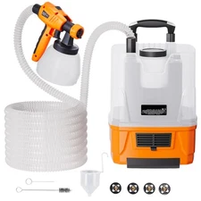 Paint Sprayer HVLP Spray Gun 1300ml and 800ml Container 5 Nozzles