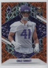 2021 Panini Phoenix Rookie Orange Lazer 24/99 Chazz Surratt #173 4r3