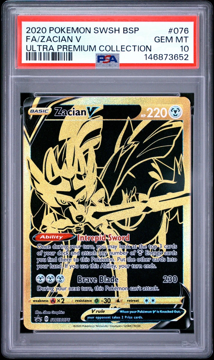 Zacian V SWSH076 SWSH: Sword & Shield Promo Cards for sale | eBay