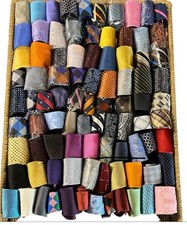 Pack Of 10 Assorted Solid/Print Ties BRAND NEW