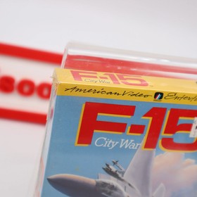 NES Nintendo F-15 CITY WAR - &iexcl;NUEVO Y Sellado de F&aacute;brica con Aut&eacute;ntica Costura de 3 Caras!