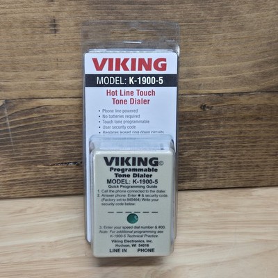 Viking Electronics K-1900-5 Touch Tone Dialer (k-1900-5) (k19005) New 