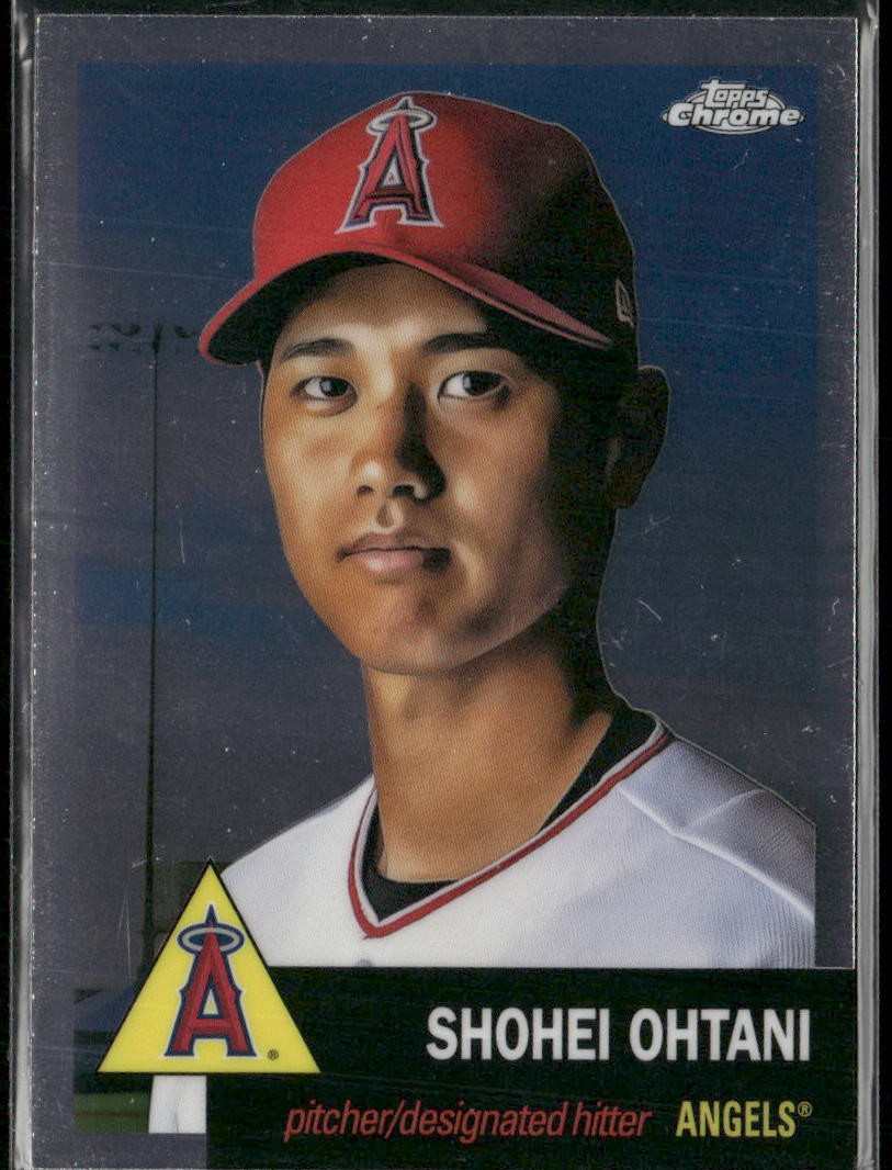 Shohei Ohtani 2022 Topps Chrome Platinum Anniversary #1 Los Angeles Angels