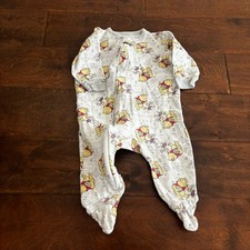 Disney Winnie The Pooh Girls Boys 6-9 Month Pajamas Footies Romper One Piece