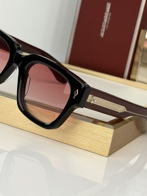 Jacques Marie Mage ENZO-EPOXY 52-22-150 Unisex Sunglasses Black Burgundy Frame