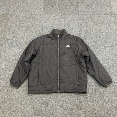 #ad #ad The North Face Light Gray Puffer Jacket Outdoor Size XL $45.00