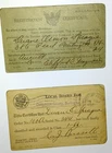WW 1 Draft Registration Certificate Card USA Military 1907-20 Burlington VT