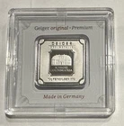 Geiger Edelmetalle 10g .999 Fine Silver Bar in Security Capsule ASSAY  FREE SHIP