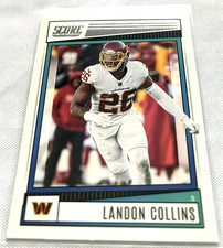 2022 Panini Score Football Landon Collins Washington Commanders base card #257