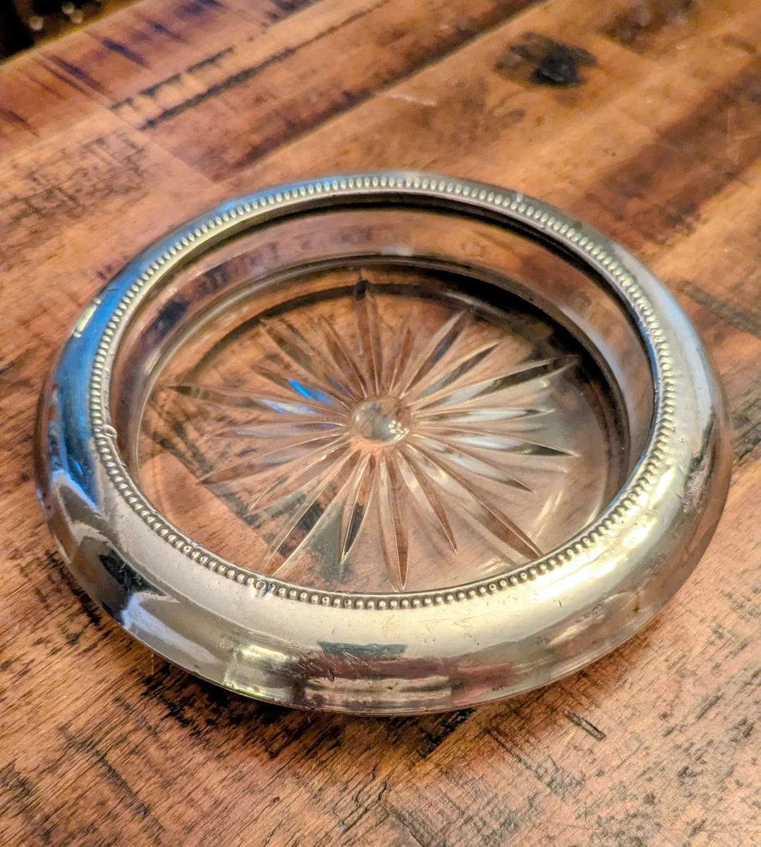 Frank M. Whiting Antique US Sterling Silver Dishes & Coasters for