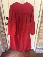 Red Graduation Gown Zip Up - Unisex