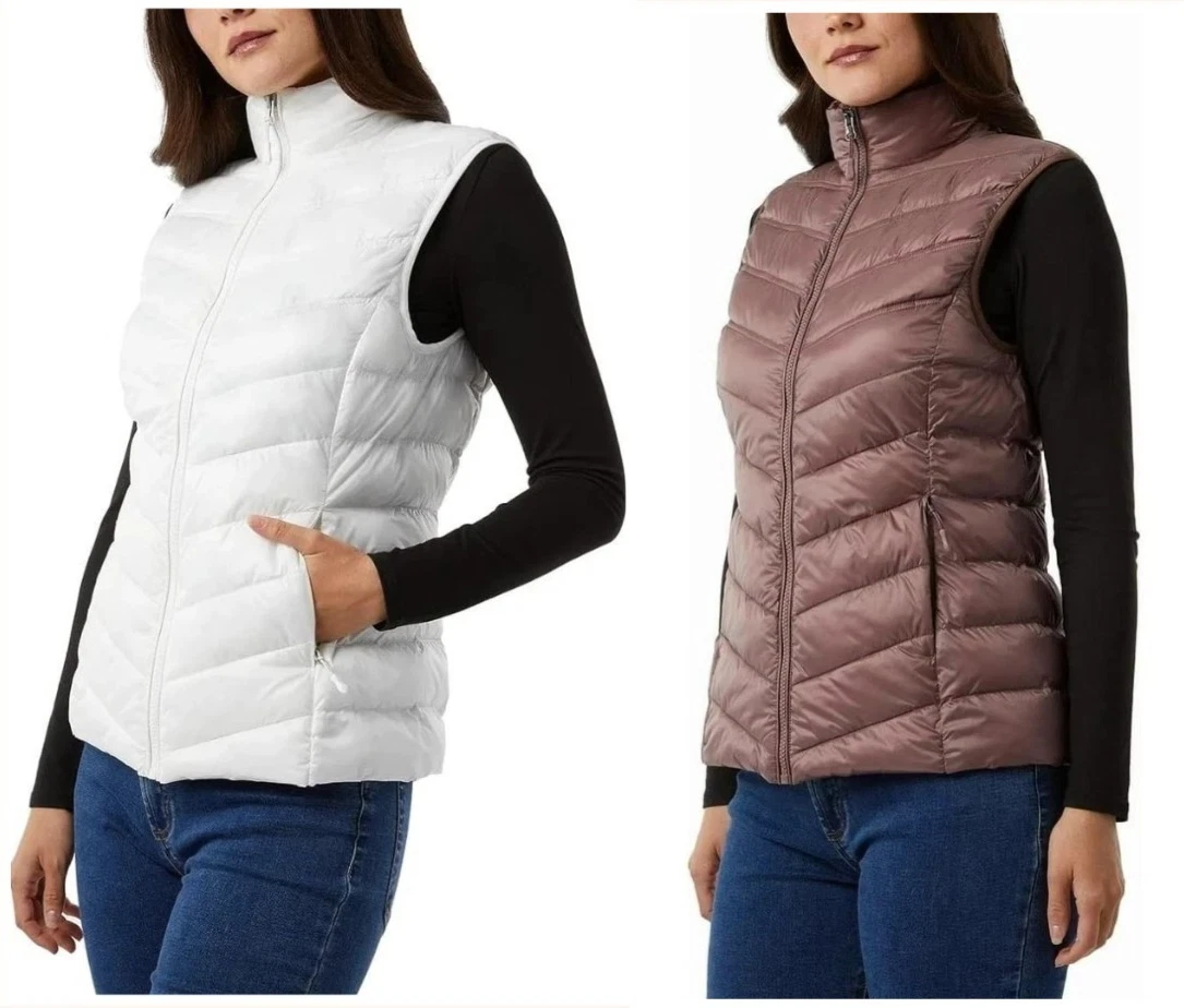 32 Degrees Women’s Lightweight Warmth Stand Up Collar Vest
