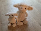 Jellycat London Bashful Lamb Sheep 12" White Cream Stuffed Animal Plush baby 8"