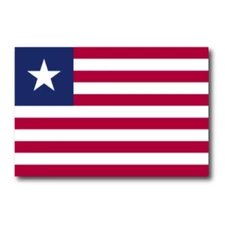 Liberia Liberian Flag Car Magnet Decal - 4 x 6 Heavy Duty for Car Truck SUV