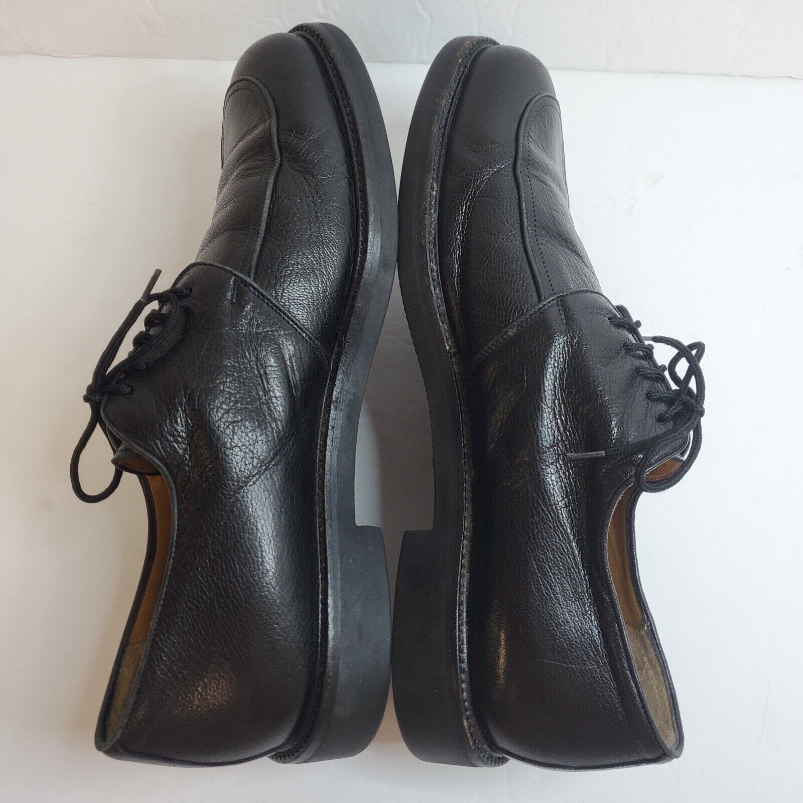 SAOLA Oxford uomo Bruno Magli Renzo in pelle taglia 10 5 nere accademia preppy ufficio