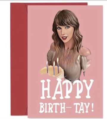 Taylor Swift Geburtstagskarte - Swiftie - Epochen Tour