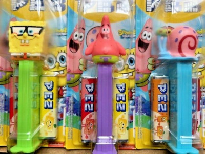 Spongebob Pez Spender verschiedene Figuren MOC