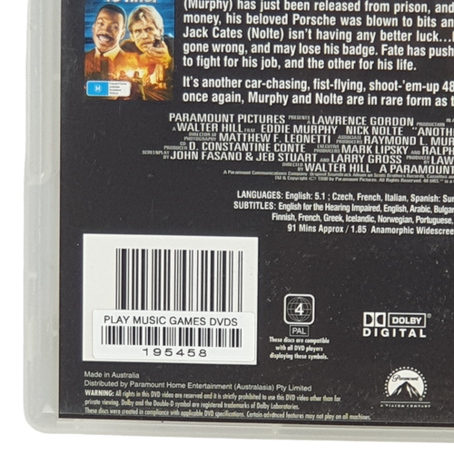 48 HRS Hours Double Feature DVDS X 2 Eddie Murphy 2007 Paramount PAL R18+ Vgood - Picture 3 of 6