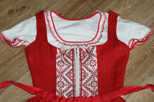 KL4558 @ original vintage Dirndl 70er Jahre @ Mini Balkonett Miederdirndl @ 34 - Bild 2 von 3