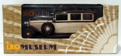 Ixo Models 1/43 Scale MUS020 - 1931 Mercedes Benz 460 Pullman W08 - Brown Beige