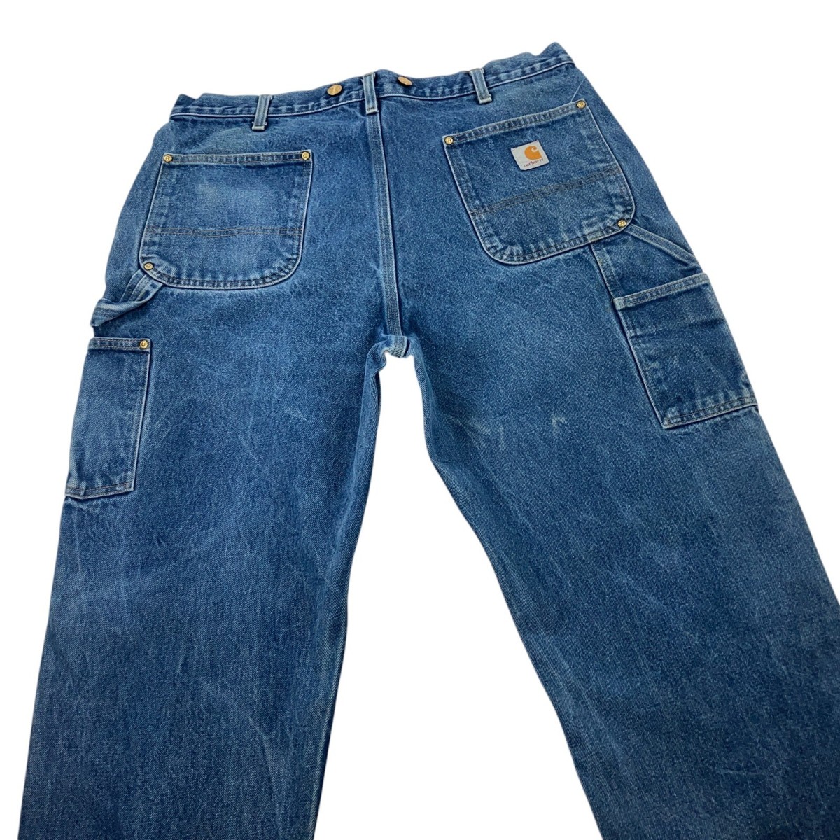 VTG 90's Carhartt Double Knee Jeans Size 38 Carpenter