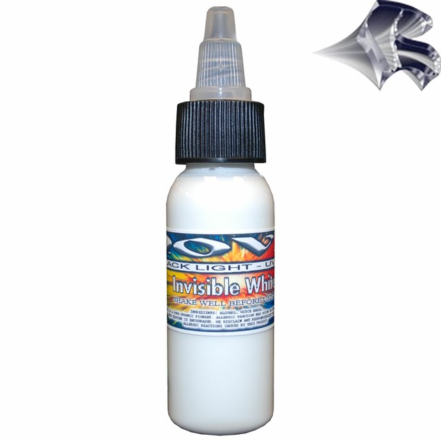 Nova UV / Blacklight Invisible White Tattoo Ink 1oz eBay