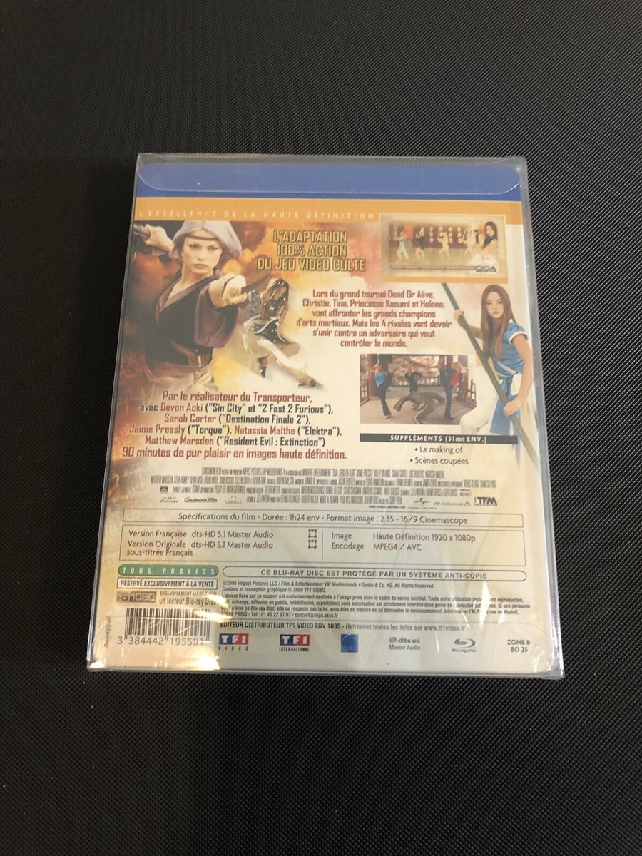✓ DOA Dead or Alive (Blu-ray, 2006) Live Action VERY RARE HTF